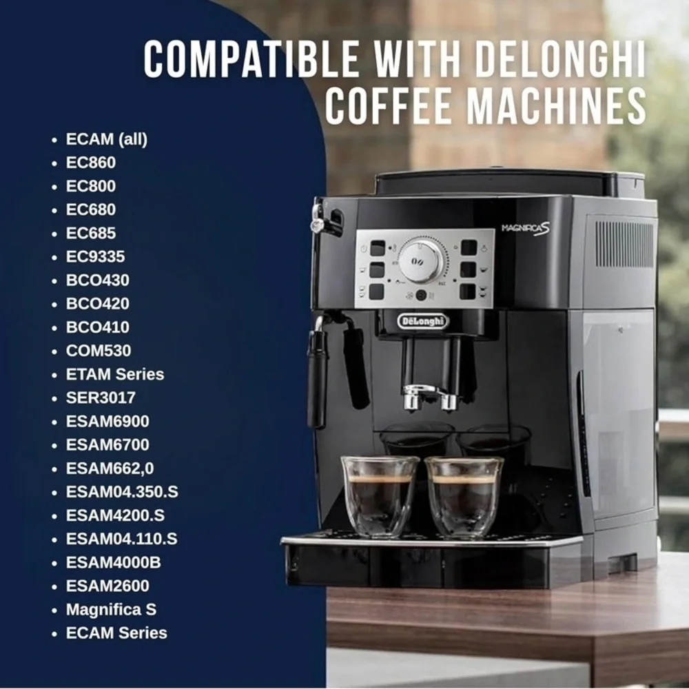 NEW - Coffee Water Filter Compatible with De'Longhi Magnifica Evo, Dinamic